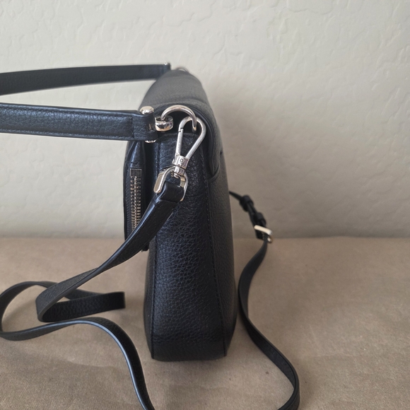 Kate Spade Cobble Hill Small Toddy Black Leather Crossbody Bag Flap - Picture 10 of 14